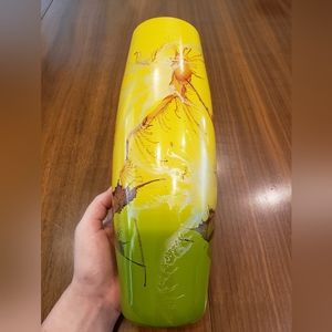 Modern Hand Painted Vase Made in Romania